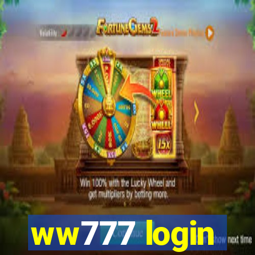 ww777 login